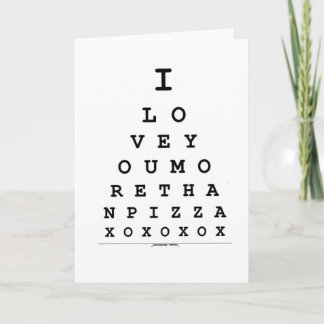 Valentines Day Card Love you more than