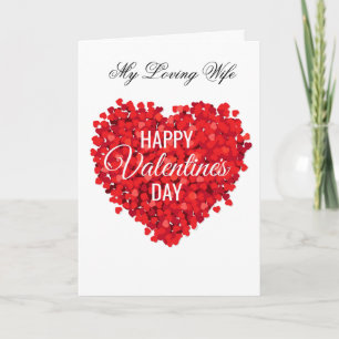 Valentine's Day Card-My Loving Wife Holiday Card