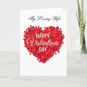 Valentine's Day Card-My Loving Wife Holiday Card