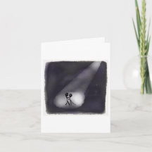 Valentine's Day card- romantic dancing