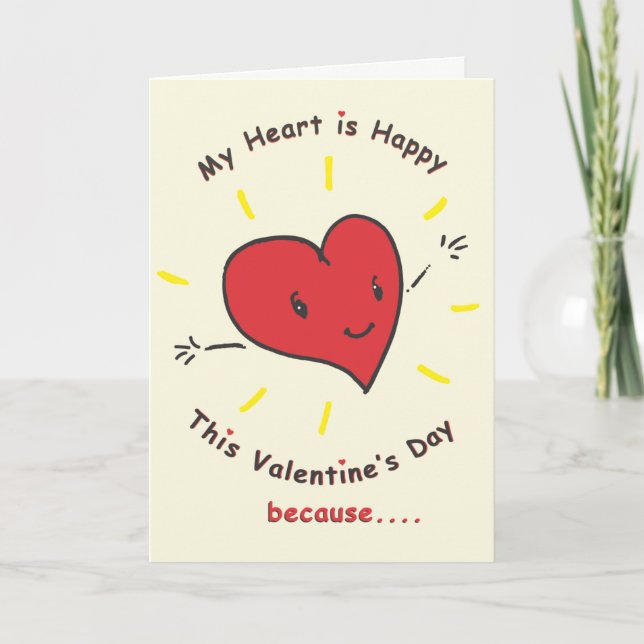 Valentine's Day Card to Cousin (Front)