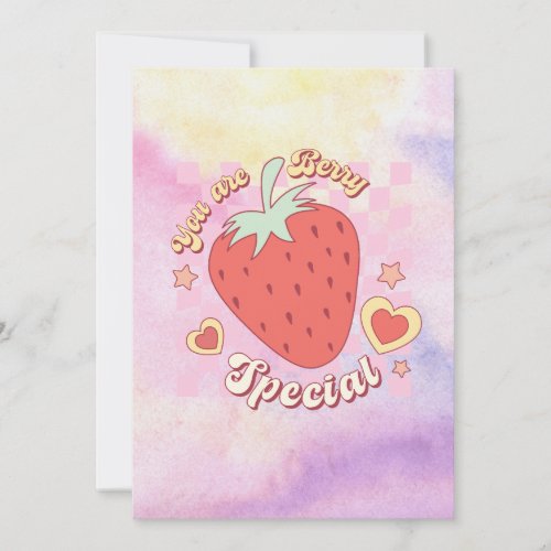 Valentines Day card _ you are berry special