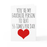 valentines day card you're my favorite person valentines day card you're my favorite person