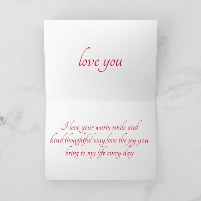 valentine's day cart for lovers card (Inside)