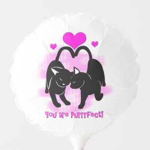 Valentine's Day Cats Balloon