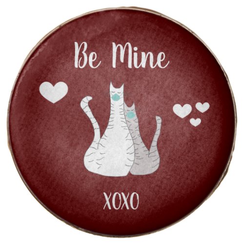 Valentines Day Cats Chocolate Covered Oreo