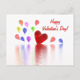 Valentines Day Celebration Holiday Postcard