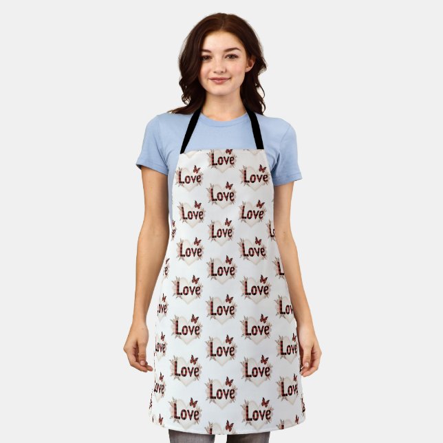 Valentine's Day celebration of Love  Apron (Worn)