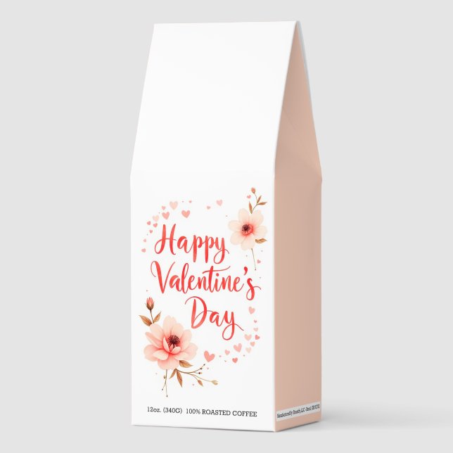 Valentine's Day celebration of Love Roasted Coffee (Front)