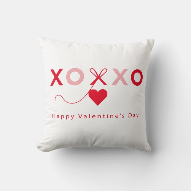 Valentine's Day celebration of Love  Throw Pillow (Front)