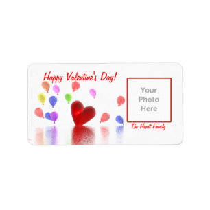 Valentines Day Celebration (photo frame) Label