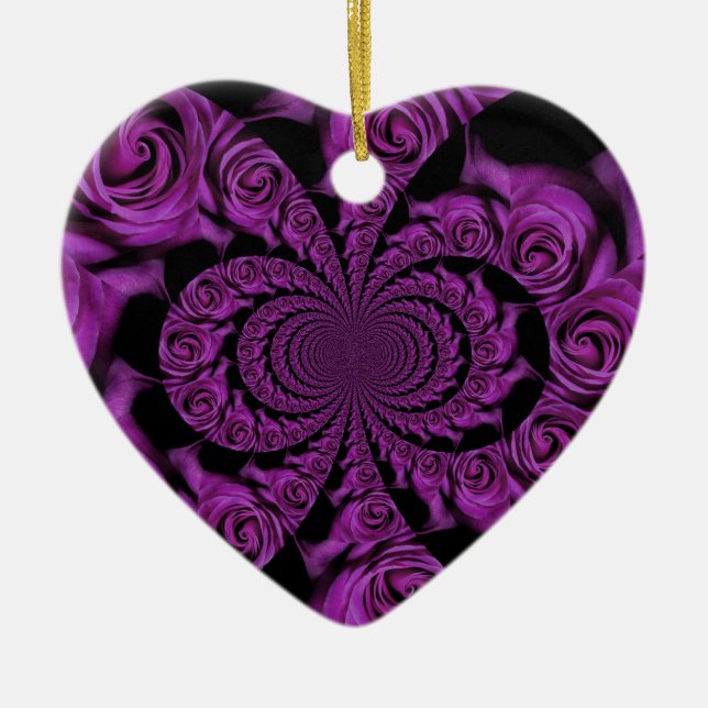Valentines day ceramic ornament (Front)