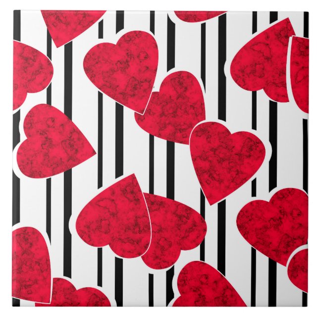 Valentine's day ceramic tile (Front)