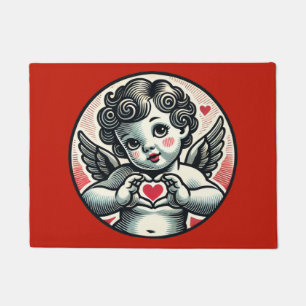 Valentine's day Cherub Cupid Angel                 Doormat