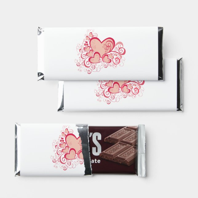 Valentine's Day Chocolate Bars (Front)