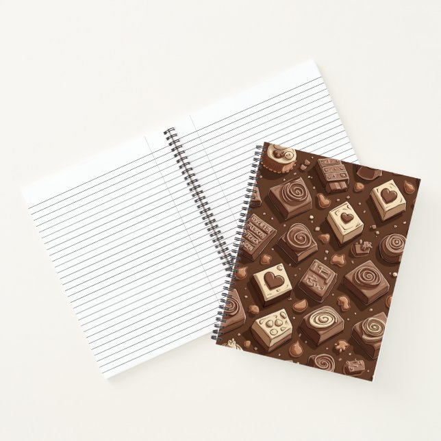 Valentine's Day Chocolate Notebook (Inside)