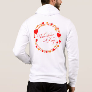 Valentine's Day Circle Design-25695 Hoodie