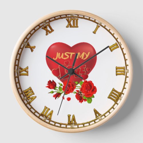 Valentines Day Clock