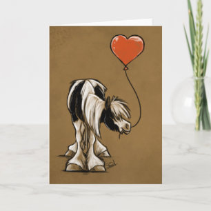 'Valentines Day Cob' Card, Loved One, Horse, Pony Card