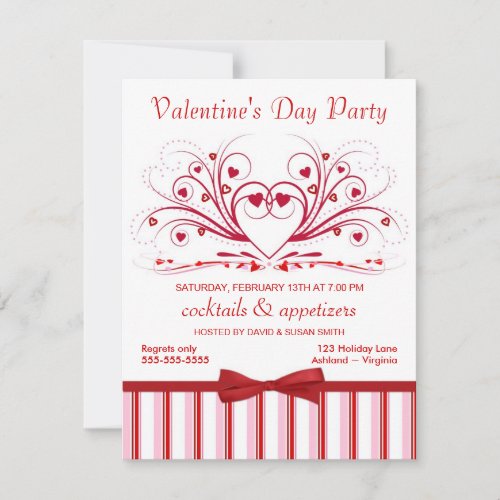 Valentine's Day Cocktail Party Invitations