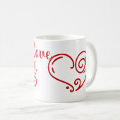 Valentine's Day Coffee Mug (Front Right)