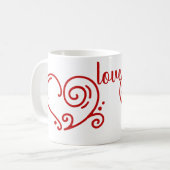 Valentine's Day Coffee Mug (Front Left)
