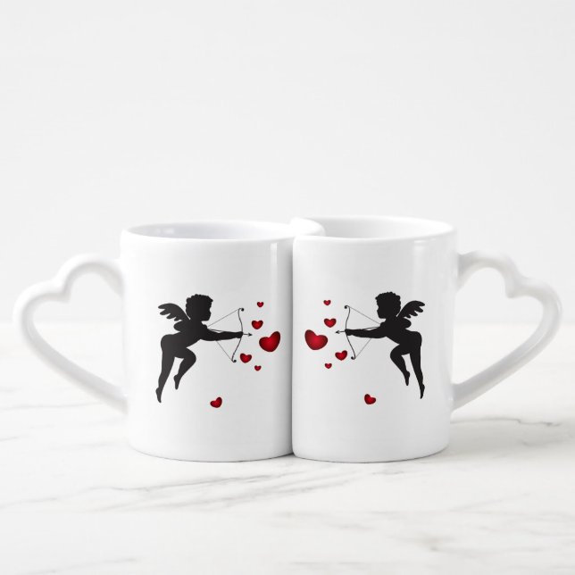 Valentine's Day Coffee Mug Set (Front Nesting)