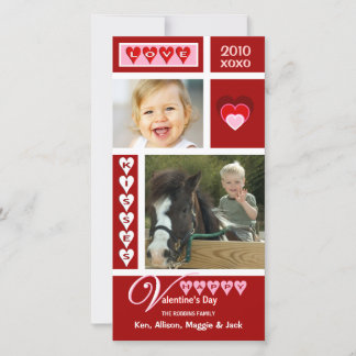Valentine's Day Collage Photo Cards
