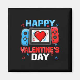 Valentines Day Controller Video Game Heart Boy Tod Magnet