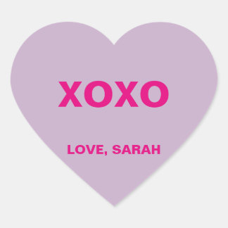Valentine's Day Conversation Heart Heart Sticker
