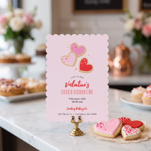 Valentine's Day Cookie Decorating Party Invitation