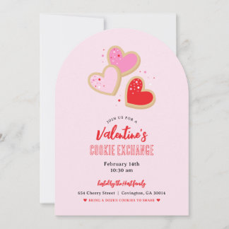 Valentine's Day Cookie Exchange Party Invitation