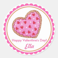 Valentine's Day Cookie Stickers
