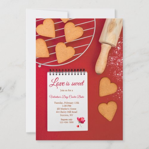 Valentines Day Cookies Invitation