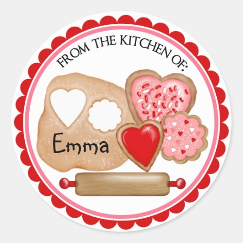 Valentines Day Cookies Stickers