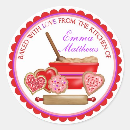 Valentines Day Cookies Stickers