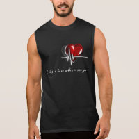 Valentine's Day Cool Men T-shirt HeartBeat