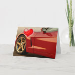 Valentine's Day Corvette Holiday Card