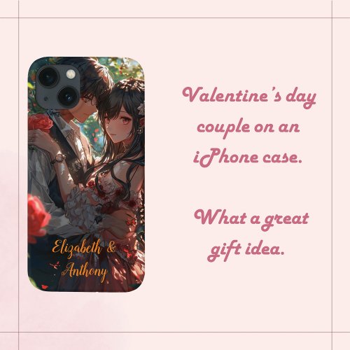 Valentines day couple  iPhone 13 case