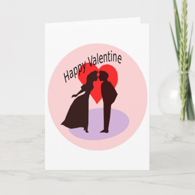 Valentine's Day Couple Holiday Card (Front)