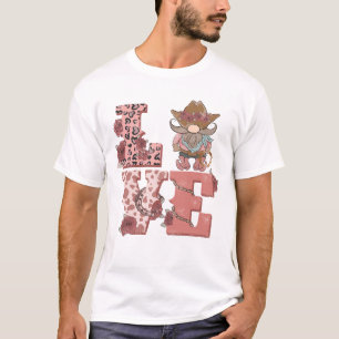 Valentine's Day Cowboy Gnome T-Shirt