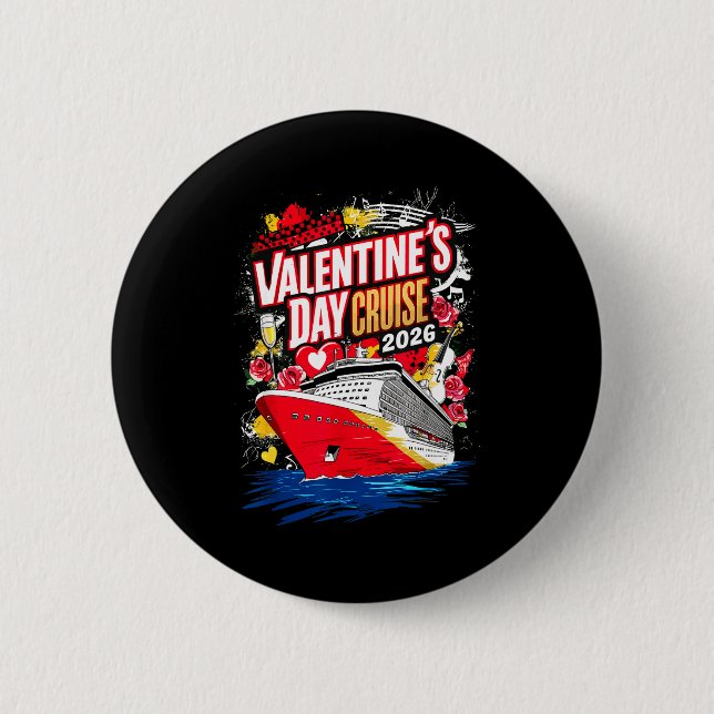 Valentines Day Cruise 2026  Button (Front)