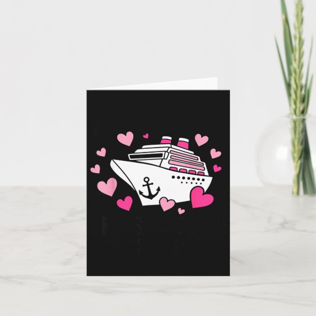 Valentines Day Cruise 2026 Cruise Husband Wife Mat Card (Front)