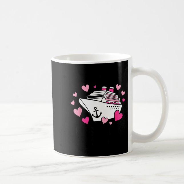 Valentines Day Cruise 2026 Cruise Husband Wife Mat Coffee Mug (Right)