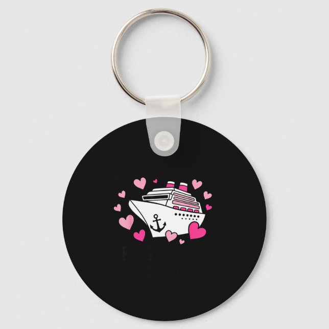 Valentines Day Cruise 2026 Cruise Husband Wife Mat Keychain (Front)