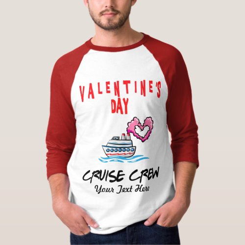 Valentines Day Cruise Crew Vacation Group Matching T_Shirt