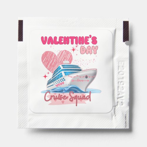 Valentines Day Cruise Squad Vacation Group Matchi Hand Sanitizer Packet