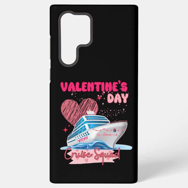 Valentine's Day Cruise Squad Vacation Group Matchi Samsung Galaxy Case (Back)