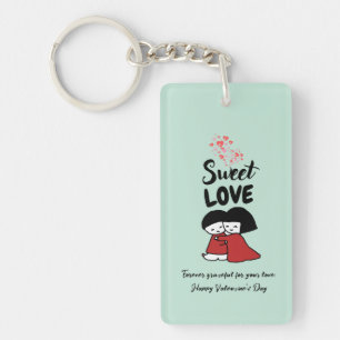 Valentine's day Custom Keychain