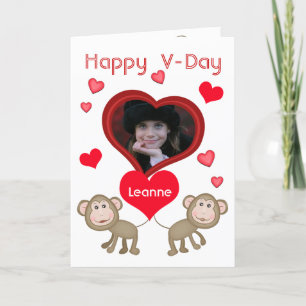 Valentine's Day Custom Photo Greeting Card